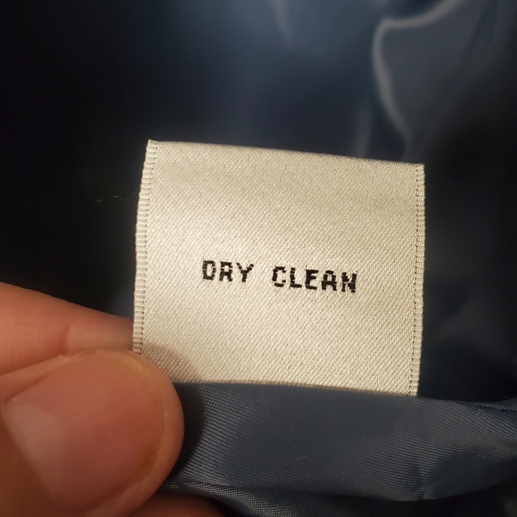 Talbots Blue and White Striped Blazer. Seersucker. 8 - Picture 5 of 9